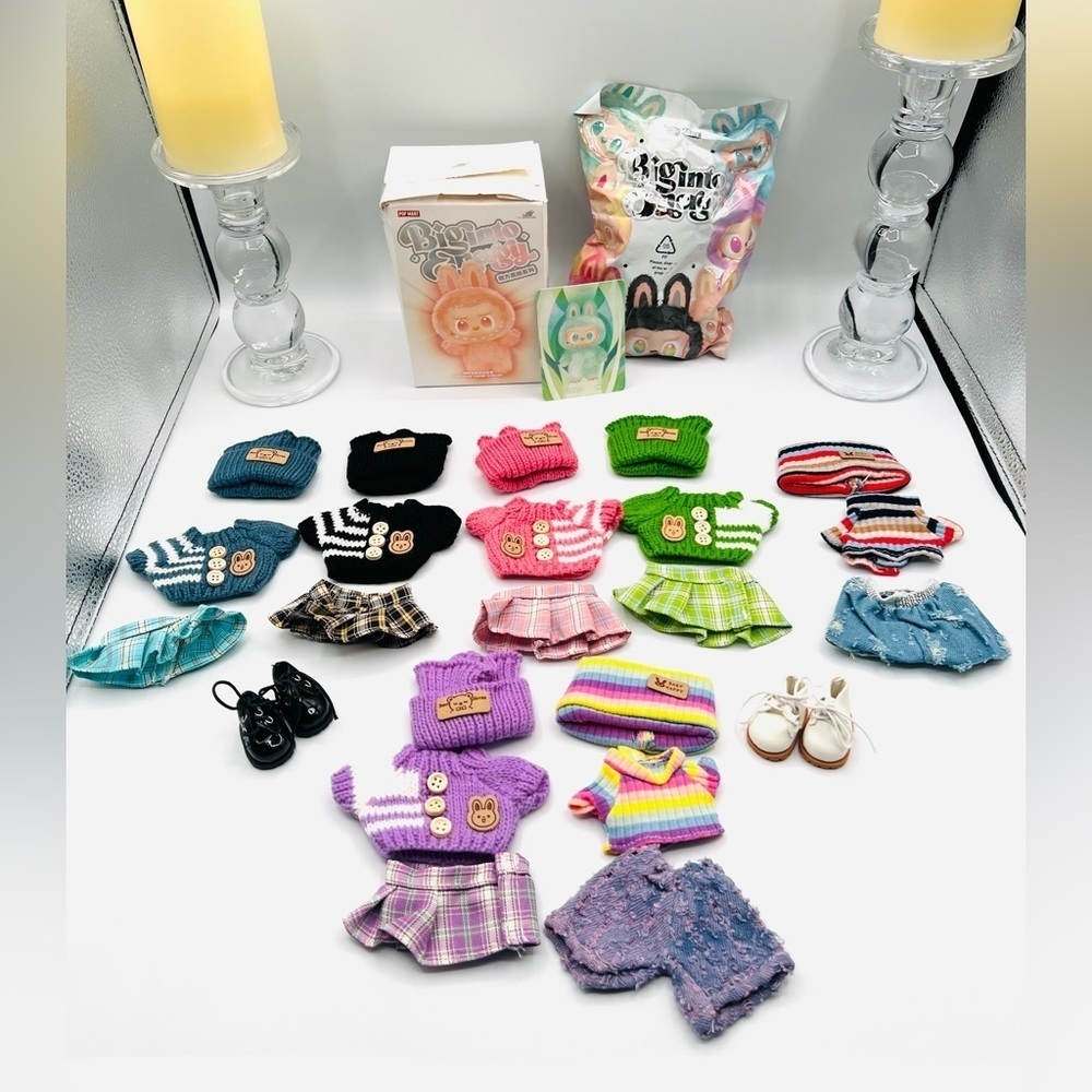 POP MART Labubu The Monsters Big Into Energy Series Serenity with 7 outfits